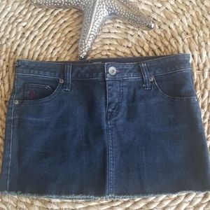 Volcom jean skirt